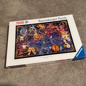 Ravensburger 12 Signs of Zodiac 3000 Piece Jigsaw Puzzle Complete Challenging
